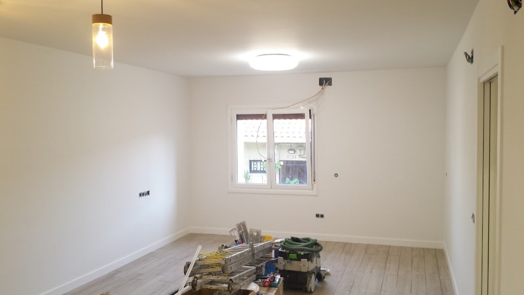 Pintura de habitación y techo de pladur